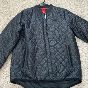 Nike black bomber puffer jacket size large